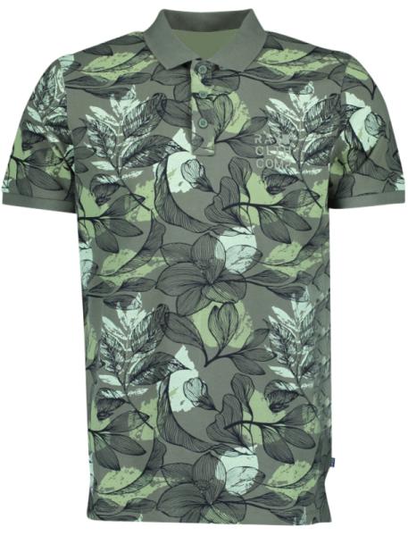 Polo floral khaki Polo floral khaki