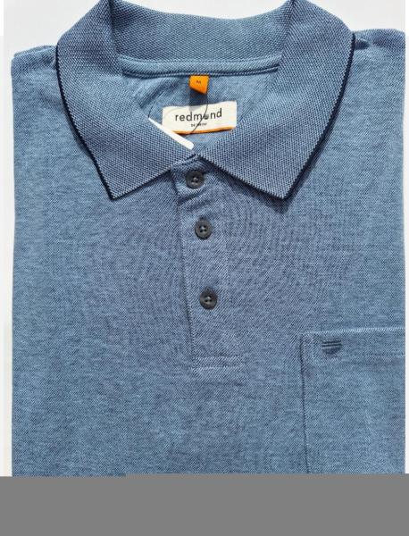 Langarm Polo-Shirt mit Brusttasche & Logostickerei